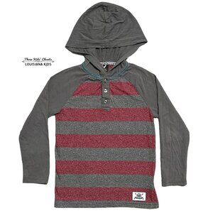Shaun White 4-5Y Striped Raglan Hoodie Shirt